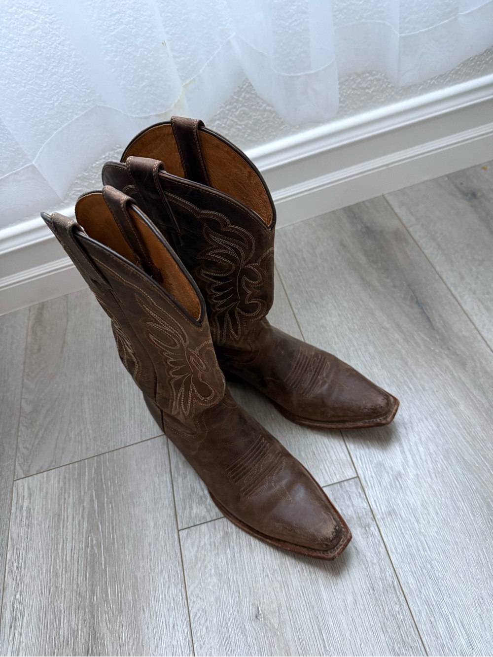 Shyanne Brown Western Cowboy Heeled Boots